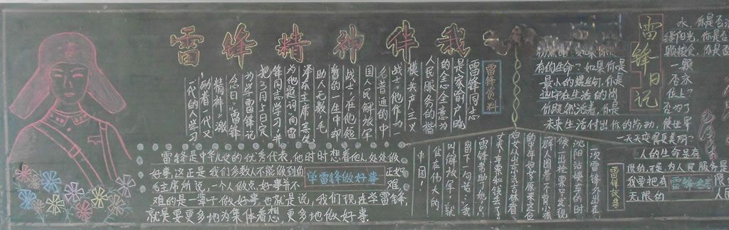 学雷锋活动月黑板报荟萃
