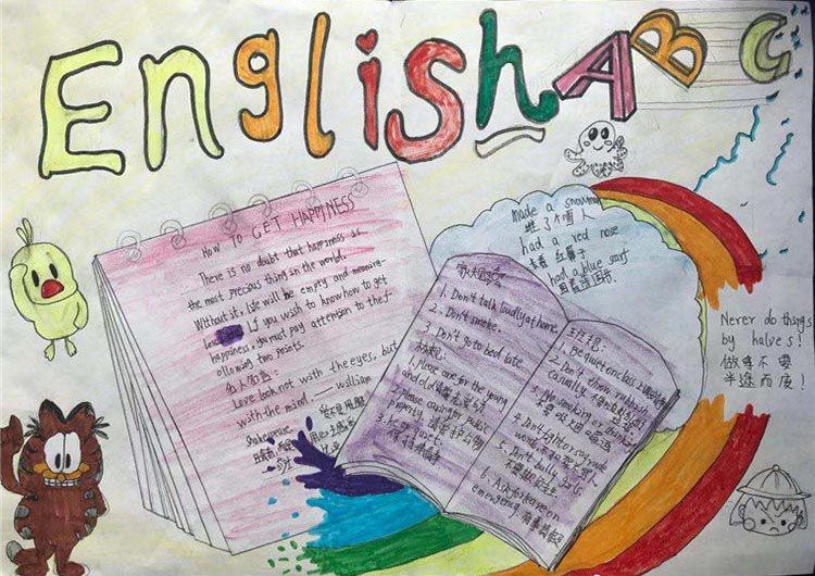 Happy English手抄报