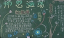 师恩浩荡黑板报设计图