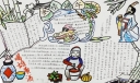 2022浓情端午手抄报，喝雄黄酒