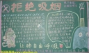 拒绝吸烟黑板报图片