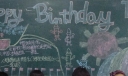 Happy Birthady to china黑板报