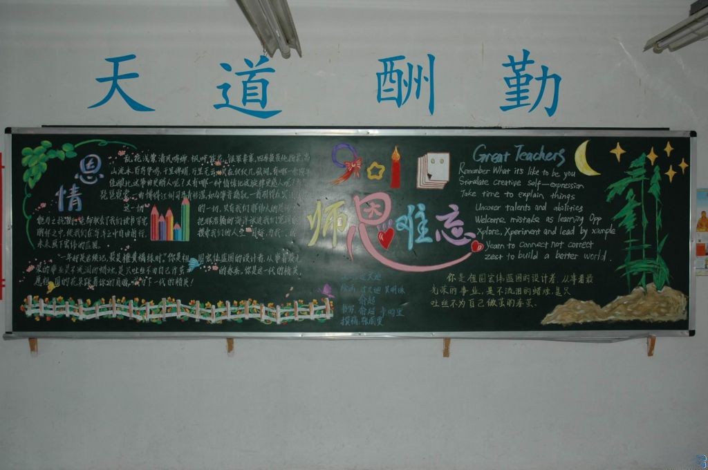 师恩难忘黑板报 师恩难忘黑板报