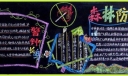 森林防火人人有责黑板报