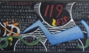 119关注消防黑板报参考图