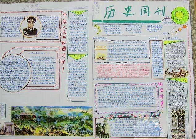 历史周刊手抄报图片