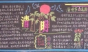 清明节缅怀革命英雄专题黑板报设计图片：清明节由来/董肖东烈士
