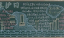 世界环境保护日黑板报作品