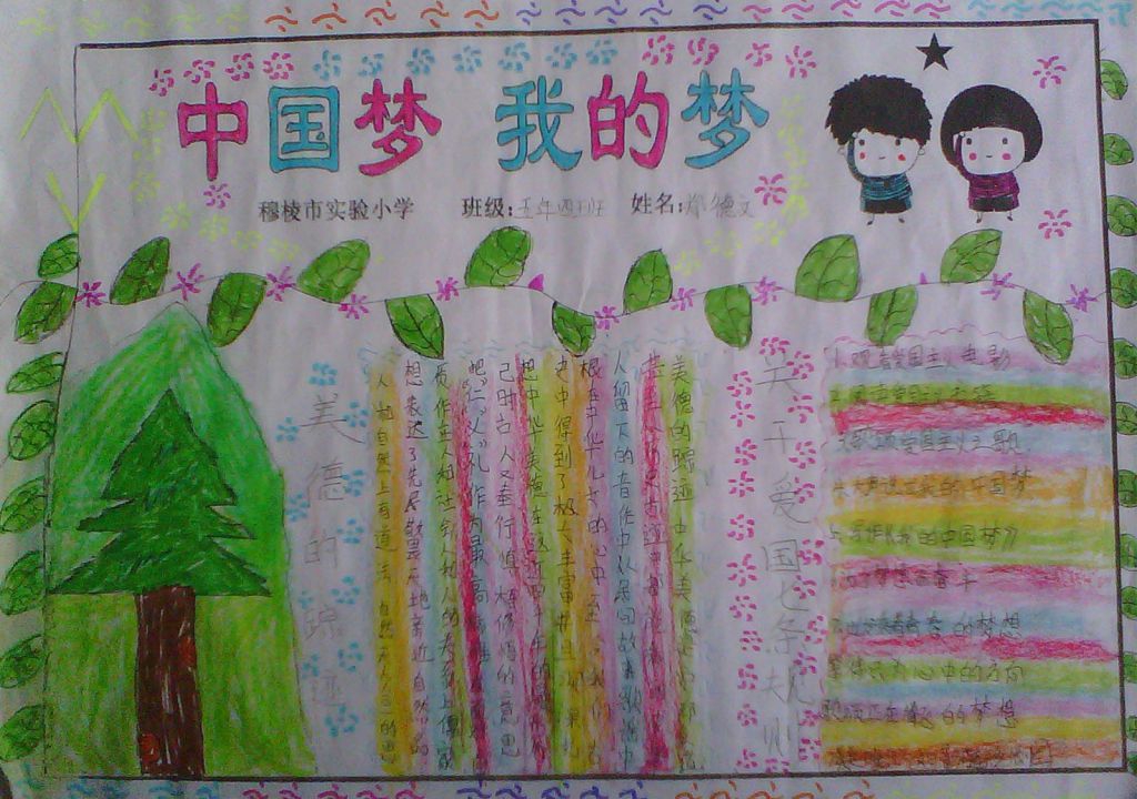 中国梦我的梦手抄报图片大全 中国梦我的梦手抄报图片大全
