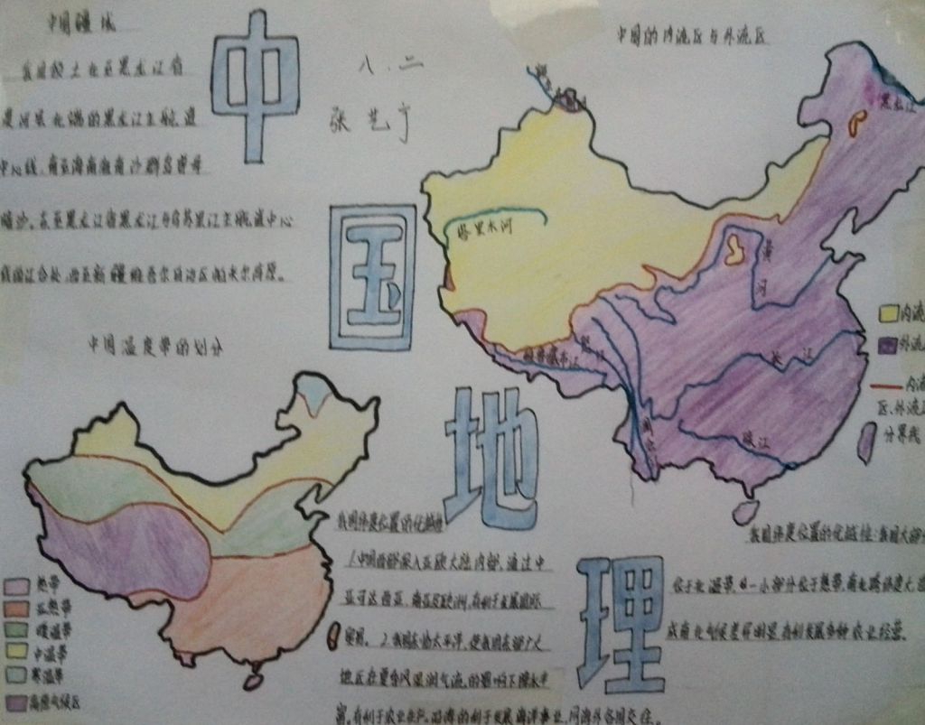 地理手抄报图片大全