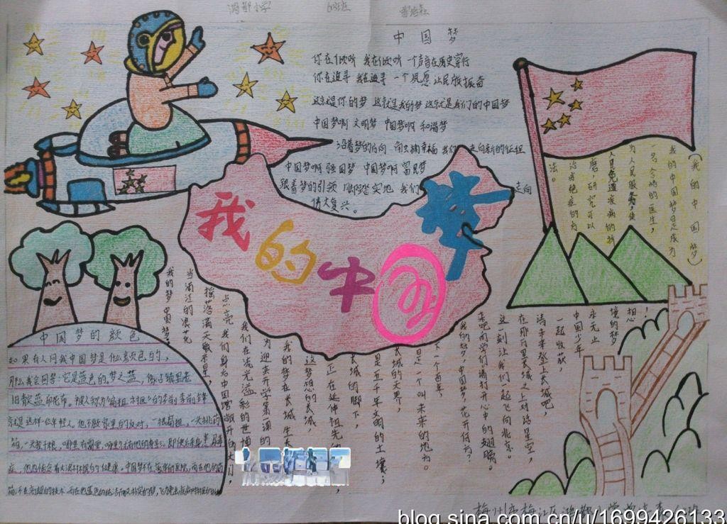 我的中国梦手抄报图片大全() 我的中国梦手抄报图片大全()