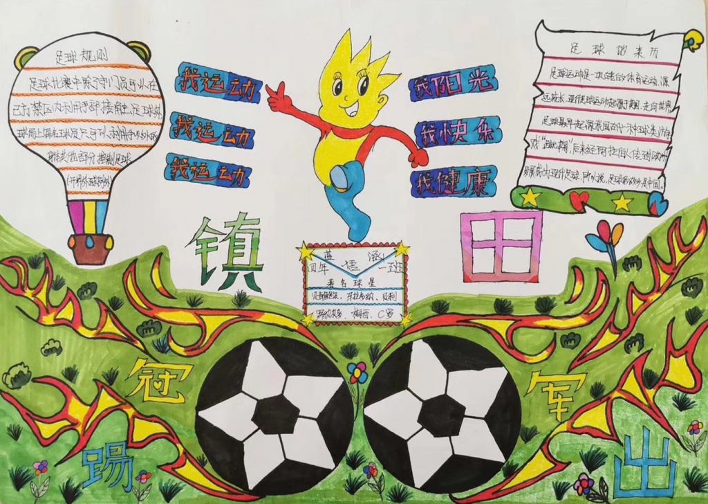 足球文化节手抄报大全，我的足球梦