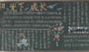 我阳光我快乐黑板报