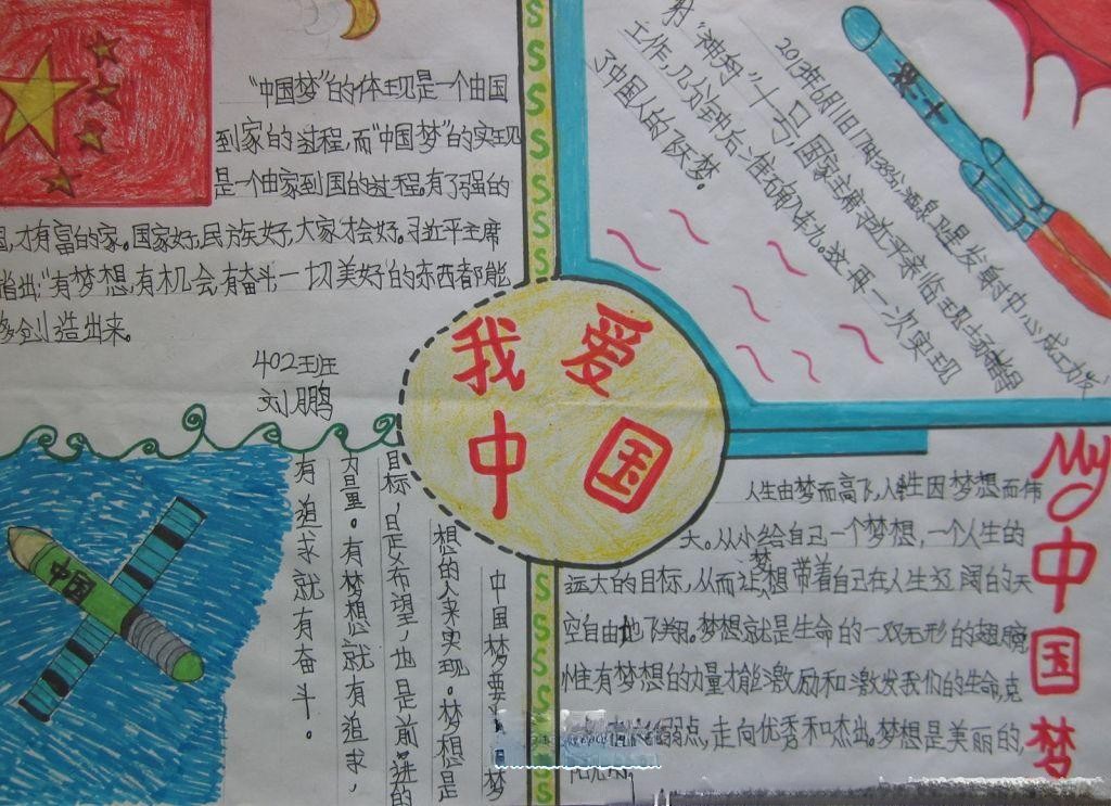 我的中国梦手抄报图片大全() 我的中国梦手抄报图片大全()