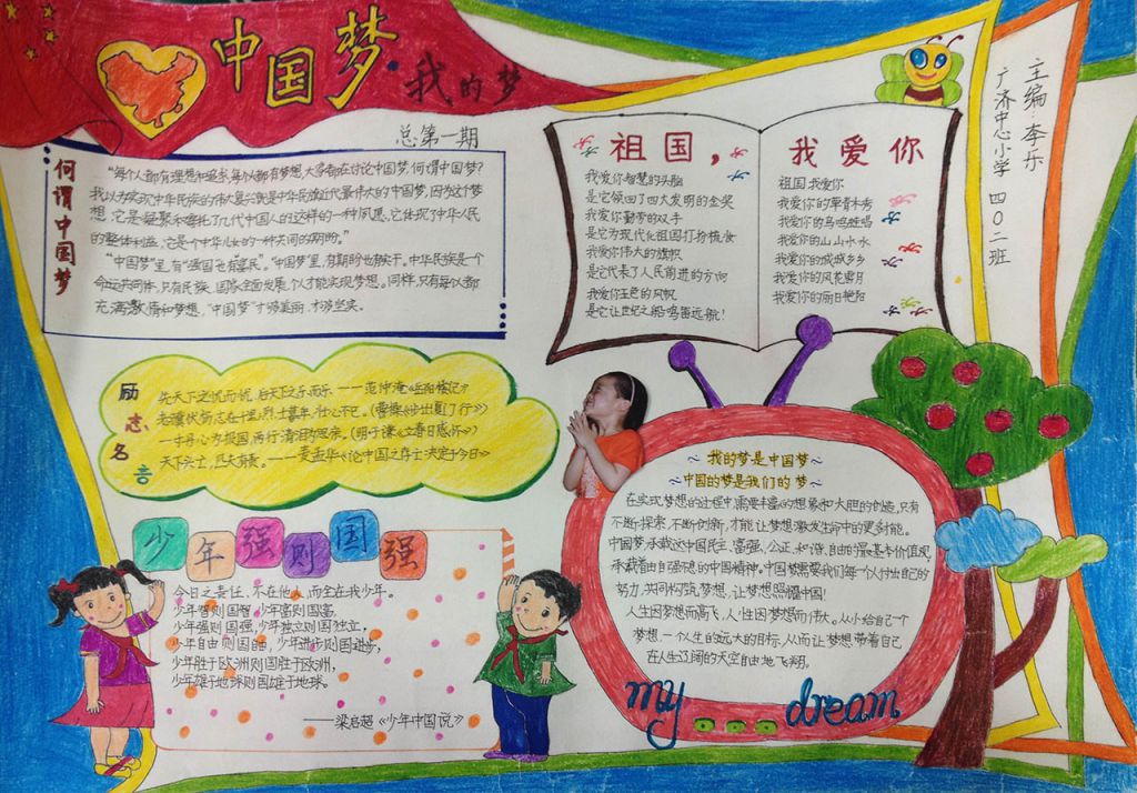 我的中国梦手抄报内容大全