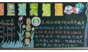 足球世界杯黑板报图片