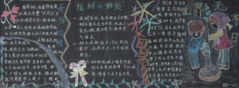 世界无车日黑板报图片大全 世界无车日黑板报图片大全