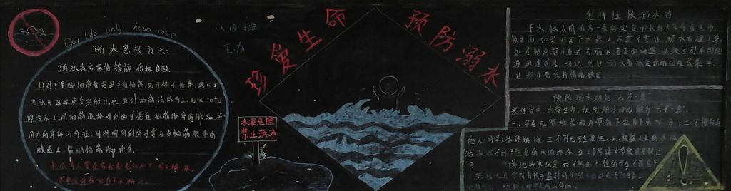 预防溺水学自救黑板报大全