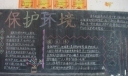 保护环境黑板报图片