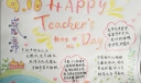 2022感恩老师手抄报，Happy Teacher Day