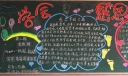 学会感恩黑板报图片