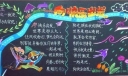 向快乐出发黑板报作品