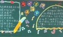 聆听春天的声音黑板报作品