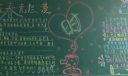 美在春光烂漫黑板报