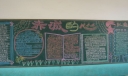 赤诚的心黑板报版面设计图