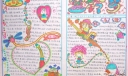 小学一年级学生庆祝教师节手抄报设计：蓝铃梦