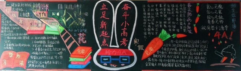 2022秋季新学期黑板报