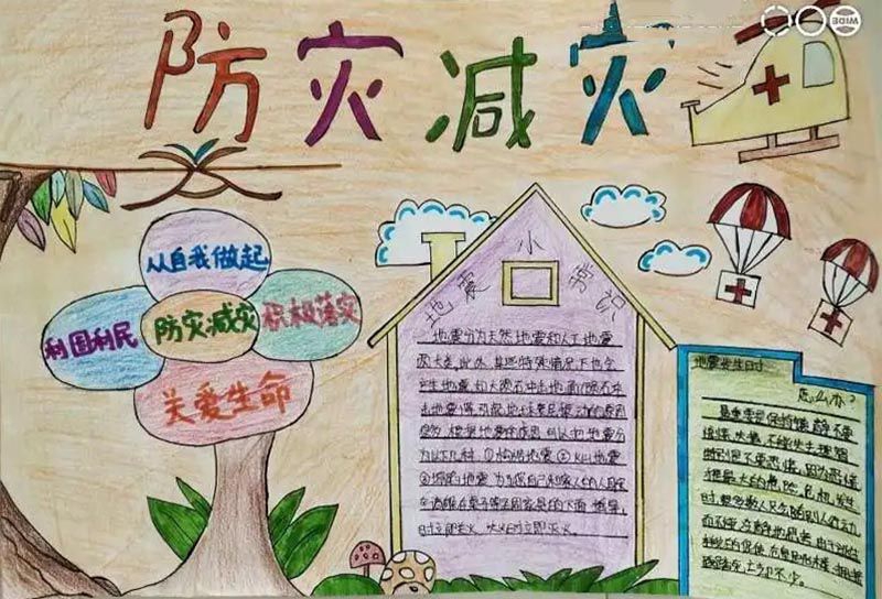 512防灾减灾日手抄报大全，防震减灾珍爱生命