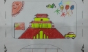 一年级国庆节图画