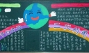 节约资源 二次利用黑板报作品