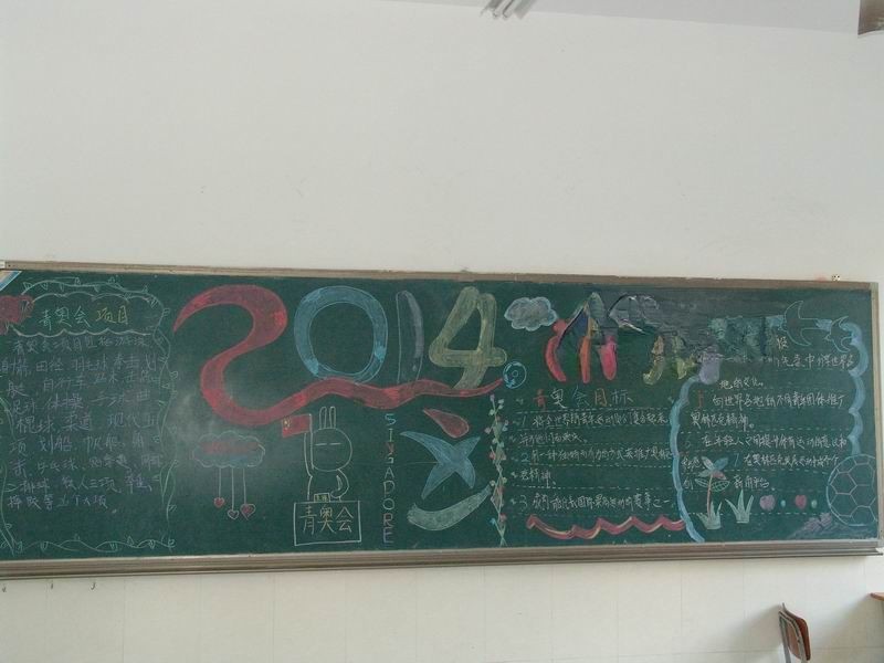 2022南京青奥黑板报作品
