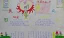 祖国母亲66岁华诞手抄报