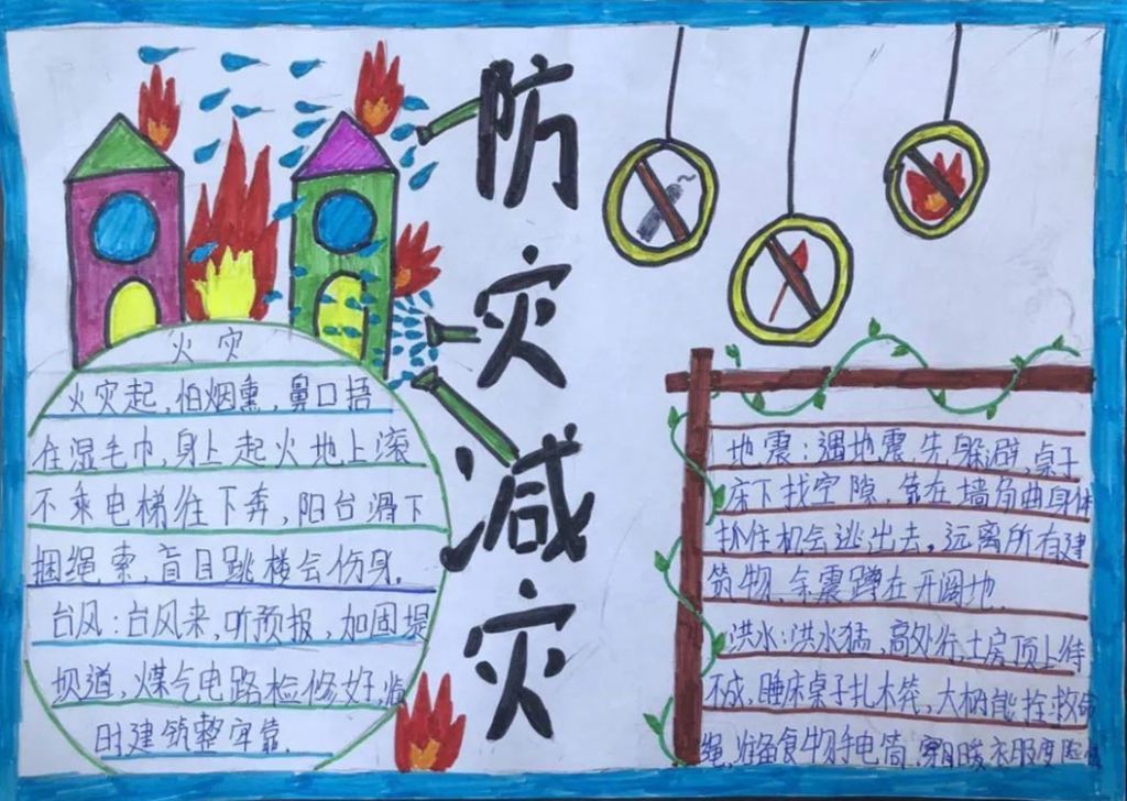 512防灾减灾日手抄报大全，防震减灾珍爱生命