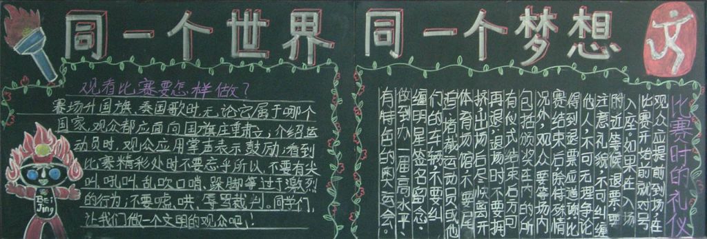 优秀板报设计展示