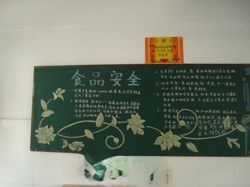 卫生安全黑板报作品