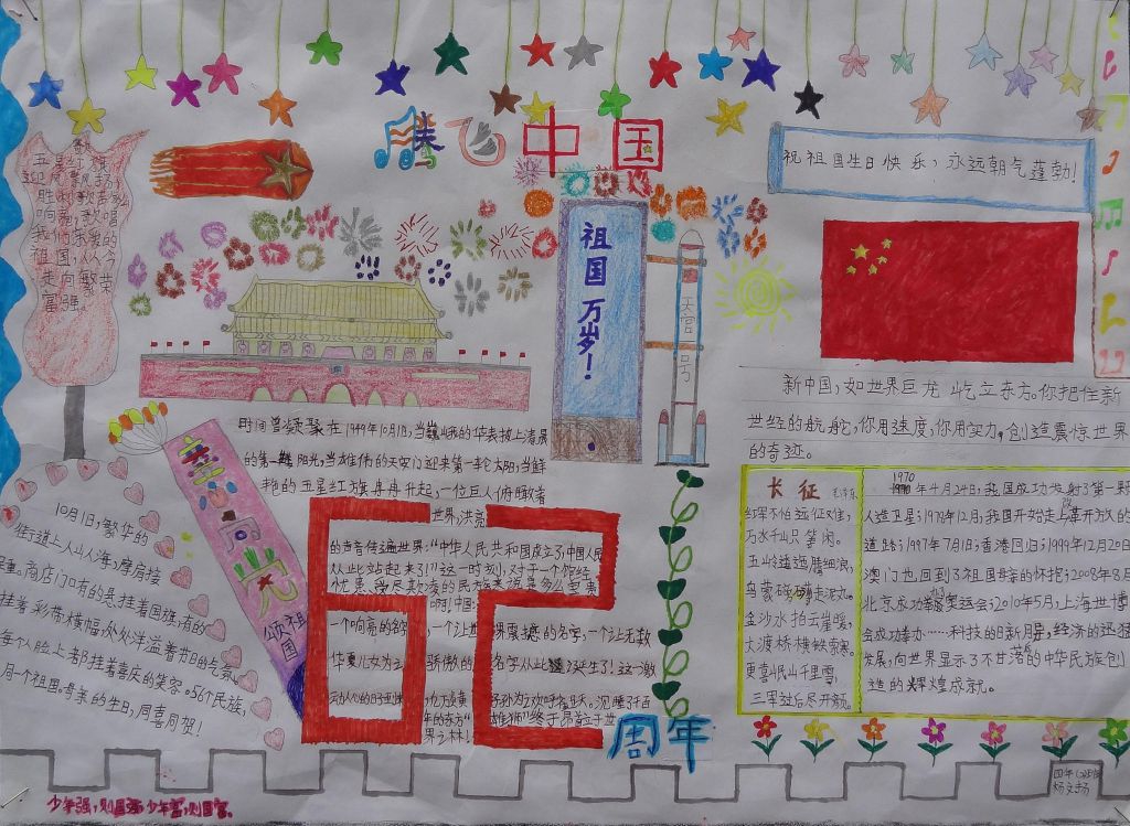 童心向党手抄报图片大全 童心向党手抄报图片大全