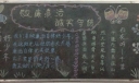 崇尚廉洁诚实守信黑板报