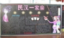 民汉一家亲黑板报作品欣赏
