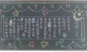 庆祝十年校庆黑板报