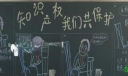 知识产权我们共保护黑板报