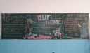 班级建设黑板报-our home