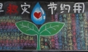 抗旱救灾节约用水宣传黑板报