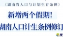 湖南计生条例新变化