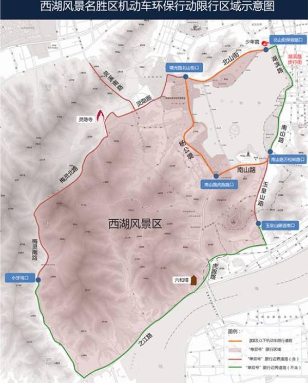2022杭州限行时间和范围 外地车限行区域图 2022杭州限行时间和范围 外地车限行区域图