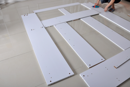 板式床安装 板式高箱床身安装详细图解