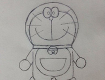 哆啦a梦怎么画 简单哆啦a梦画画教程11